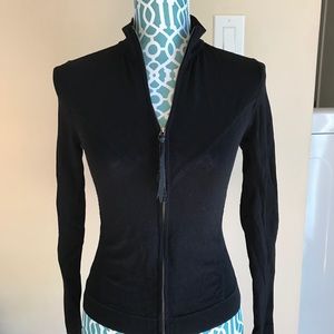 Express Women's Black Zip up Cardigan